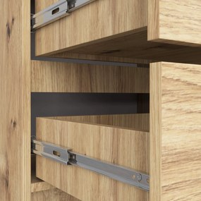 Komoda Kuba 60 cm - 4 zásuvky dub artisan