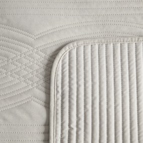 PREHOZ NA POSTEĽ VELVET2 220X240 CM KRÉMOVÝ