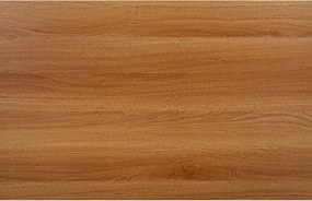 Jedálenský set 1 + 4, stôl RAMOD 100x60 cm biely/dekor dub + biela stolička KITO