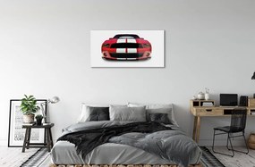 Obraz na skle Červené športové auto 100x50 cm