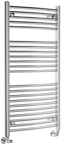 Aqualine Aqualine, ALYA vykurovacie teleso oblé 600x1110mm, chróm, LLC202