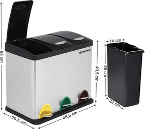 Recyklačný kôš LTB24L