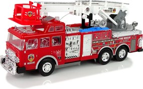 LEAN Toys Diaľkovo ovládané hasičské vozidlo – plynový pedál, brzda, diaľkové ovládanie, zvuk