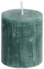 RUSTIC Sviečka 8 cm - tm. zelená