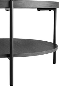 Konferenčný stolík Corbitan 80 cm - sivá