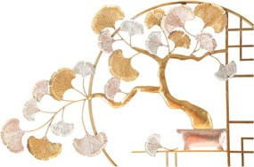 Kovová nástenná dekorácia 91,5x63 cm Nippon – Mauro Ferretti