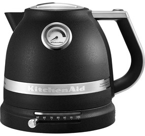 Rýchlovarná kanvica KitchenAid Artisan 1,5 l z čiernej liatiny, 5KEK1522EBK