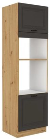 Kuchynská skrinka STILO grafit mat/artisan 60dmp-210 2f