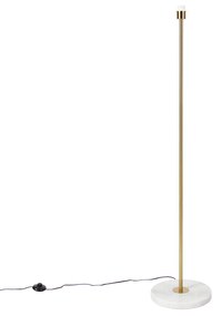 Moderná stojaca lampa mosadz - Kaso