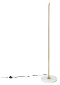 Moderná stojaca lampa mosadz - Kaso