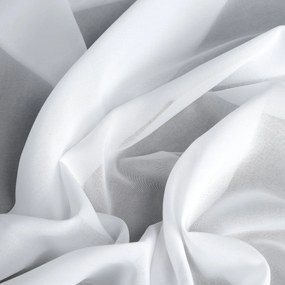ZÁCLONA NA PÁSKE DEBRA 400X160 CM BIELA