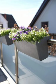 Balkónový hrantík BALKONA CLASSICO, plast, šírka 50 cm, antracit