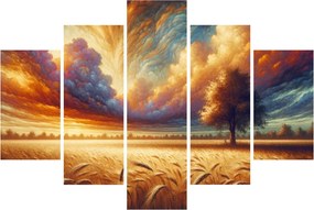 Obraz – Strom na poli (150x105 cm)