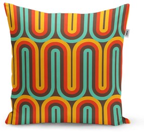 Sablio Vankúš Retro vlny - 60x60 cm