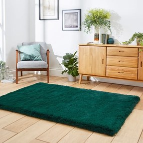 Smaragdovozelený koberec Think Rugs Super Teddy, 120 x 170 cm