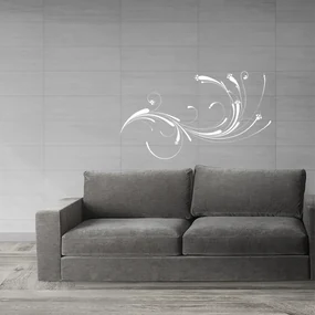 Sablio Samolepka na stenu: Point ornament - 43x90 cm
