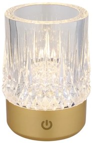 Globo 21044 - LED stmievateľná dotyková stolná lampa LIZZY LED/1W/5V 1200 mAh zl