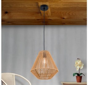 Orion HL 6-1812/1 - Luster na lanku JUNGLE 1xE27/40W/230V pr. 31 cm konope
