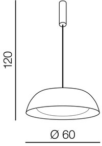 Rustikálny luster Lenox 60 stmievateľný