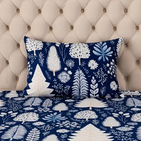 Obliečka na vankúš z mikrovlákna INDIGO BLOOM 50x70 cm, modrý