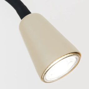 Orion - Flexibilná stolná lampa so svorkou DOTTY 1xGU10/10W/230V béžová/čierna