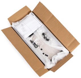 ModernHome Drevený nočný stolík s 2 policami