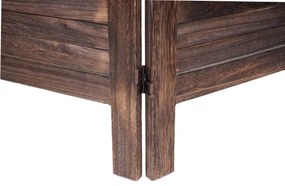 Paraván HWC-G30 - 170 × 120 cm - hnedá