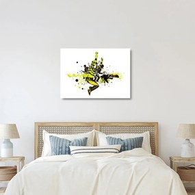 Sklenený obraz - Street dance (70x50 cm)