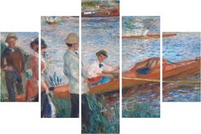 Obraz - Auguste Renoir, Oarsmen at Chatou, reprodukcia (150x105 cm)