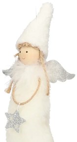 Vianočná ozdoba PLYS biely anjelik 985076