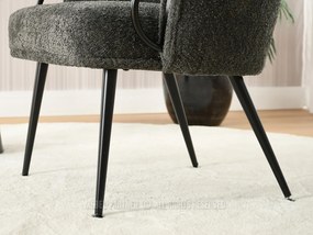 Kreslo Carma F (grafit + čierna). Akcia -21%. Vlastná spoľahlivá doprava až k Vám domov. 1109981