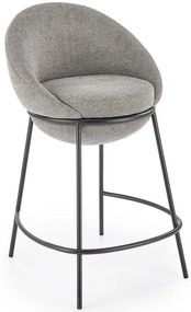 Barová Stolička H118 popol/zlatá