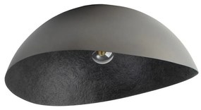 Prisadený luster SOLARIS 1xE27/60W/230V strieborná/čierna