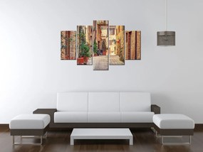 Gario Obraz na plátne Stará cestička v Toskánsku Veľkosť: 125 x 70 cm