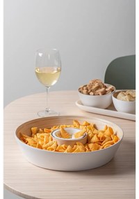 Biela bambusová servírovacia miska ø 30 cm Puro – PT LIVING