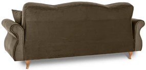 Pohovka Panama 3, hnedá (Monolith 09)