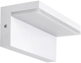 Rabalux 77093 - LED Vonkajšie nástenné svietidlo ZARAGOZA LED/10W/230V IP54 biela