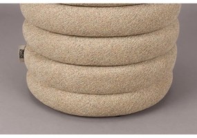 Béžový taburet z textílie buklé Fern – Dutchbone