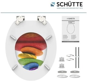 Schütte WC doska s pomalým spúšťaním (Farebné kamene)  (100335885)