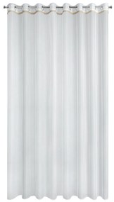 ZÁCLONA NA KRÚŽKOCH MERIL 300X250 CM BIELA