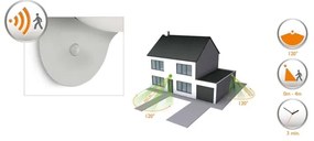 Philips 17808/87/16-LED Solárne svietidlo so senzorom MYGARDEN DUSK 1xLED/1W/3,7V