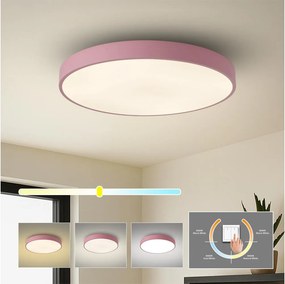 Brilagi - LED stropné svietidlo POOL LED/60W/230V 3000/4000/6000K 60 cm ružová