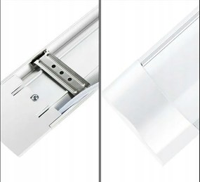 Sada 4 LED lámp do garáže a dielne 18W 60cm 4500K denné svetlo 230V