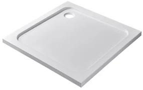Coria 80x80x 5 cm Štvorcová, akrylová sprchová vanička