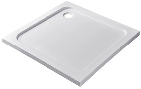 Coria 90x90x5 cm Štvorcová, akrylová sprchová vanička