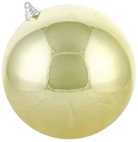 DECOLED Plastová guľa, priemer 20 cm, zlatá, lesklá, UV