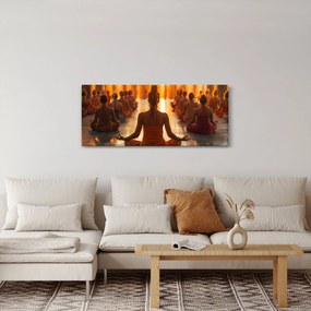 Obraz - Lekcia jogy (120x50 cm)