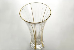 KRIŠTÁĽOVÁ VÁZA BOHEMIA PRESTIGE TIMELESS GOLD 320MM