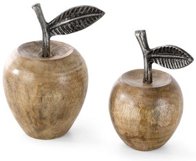 DEKORAČNÁ SOŠKA APPLE SADA 2KS 9X17 CM VIACFAREBNÁ