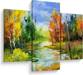 Obraz - Maľba krajiny (90x60 cm)
